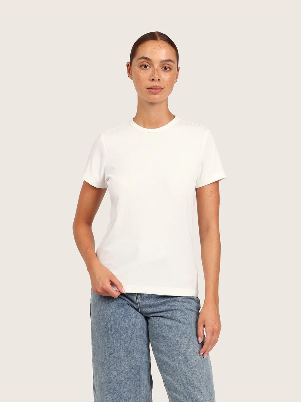 Universal Thread White Crewneck Short Sleeve Tee